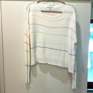 Peace Love World Light Sweater